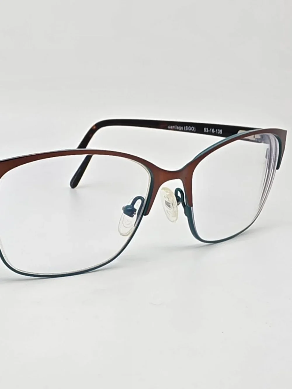 Vera Bradley Sharon Santiago Bronze Cat Eye Eyeglasses Frame w/ Case 53-16-135